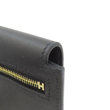 HERMES Kelly Pocket Compact Gold Hardware coin purse Epsom Ladies [Used]