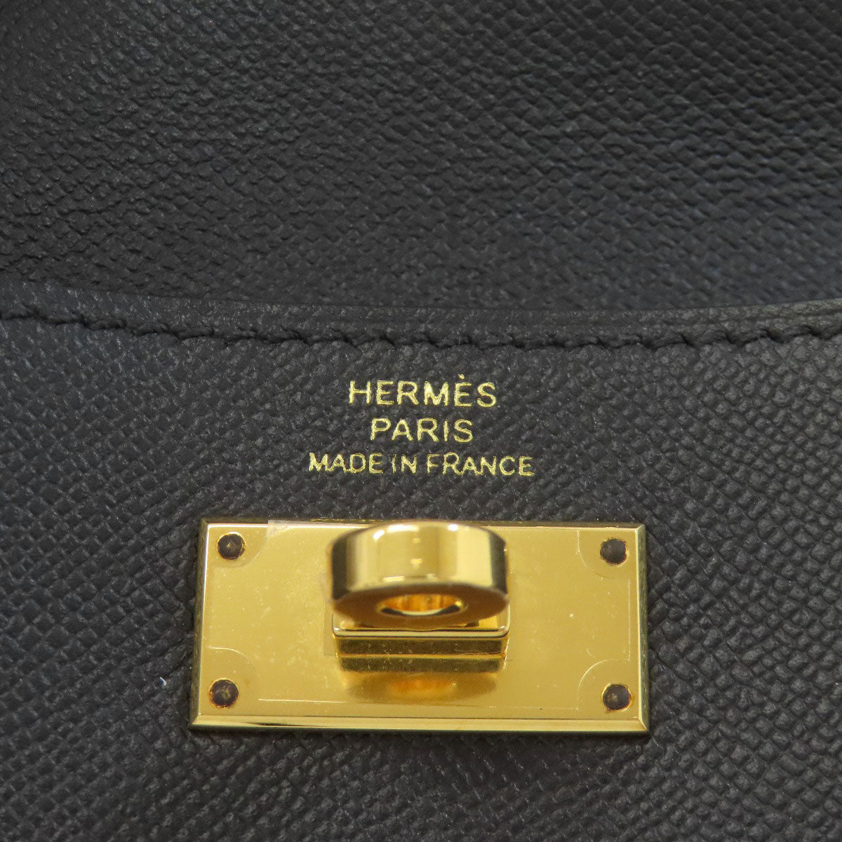 HERMES Kelly Pocket Compact Gold Hardware coin purse Epsom Ladies [Used]