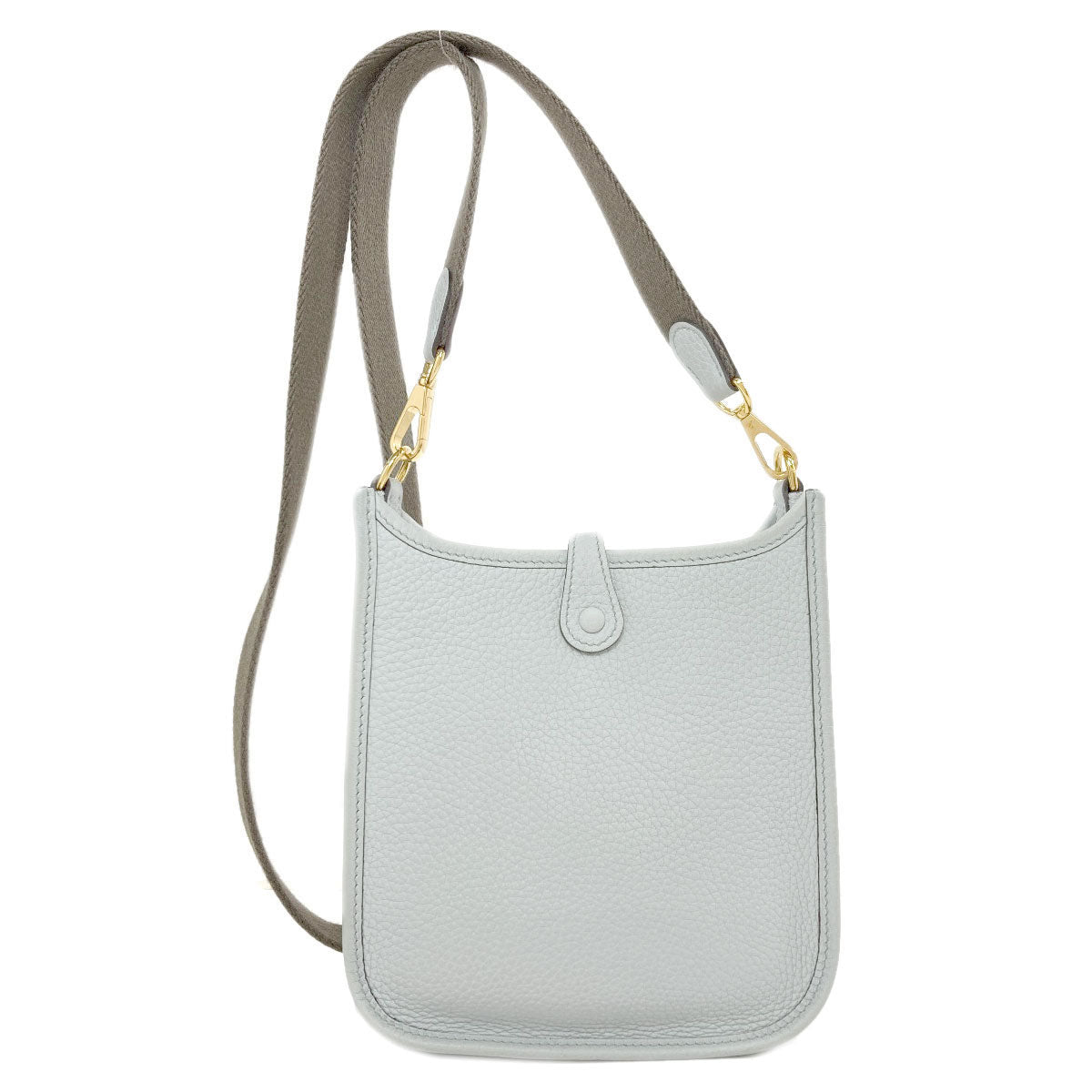 HERMES Evelyne TPM Blue Pale GoldHardware Shoulder Bag Taurillon Clemence Ladies [Used]