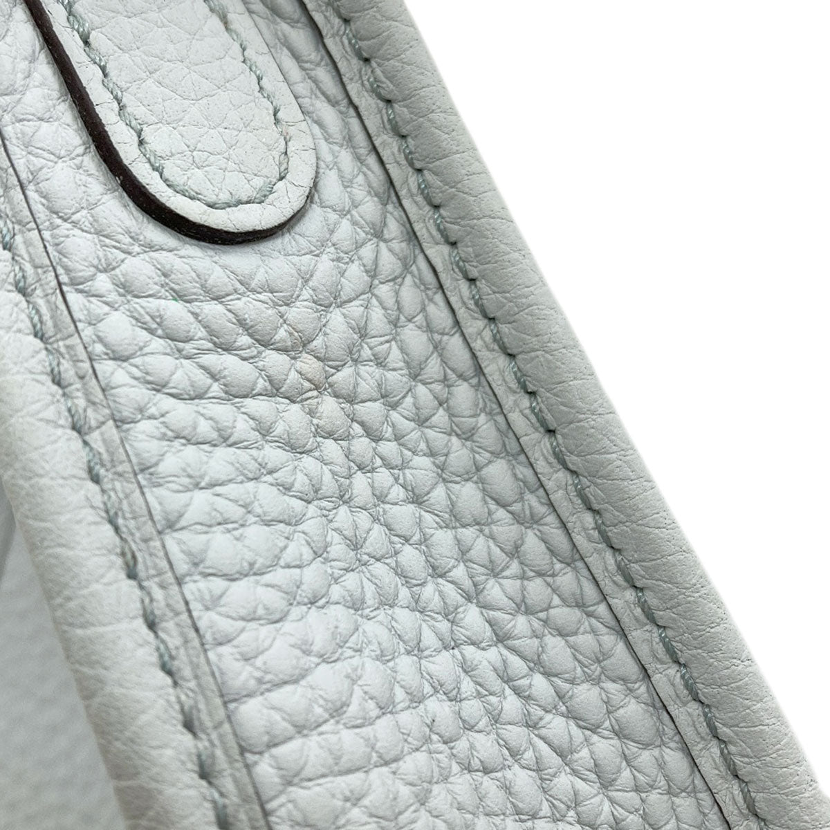 HERMES Evelyne TPM Blue Pale GoldHardware Shoulder Bag Taurillon Clemence Ladies [Used]
