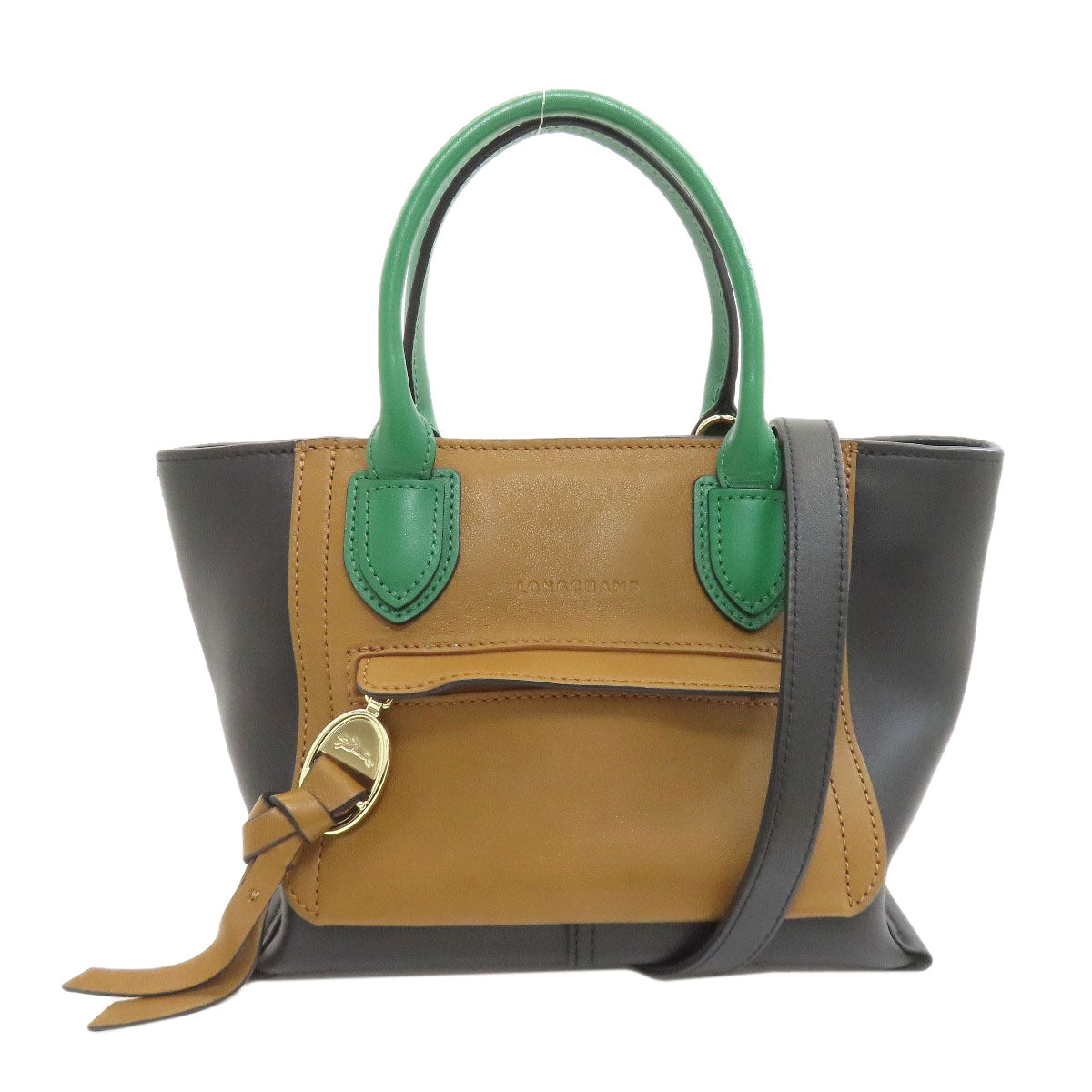 Longchamp Mailbox 2WAY Handbag Leather Ladies [Used]