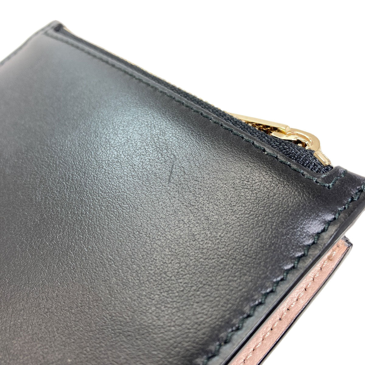 BALLY logo Bifold Wallet with Coin Pocket Leather Ladies [Used]
