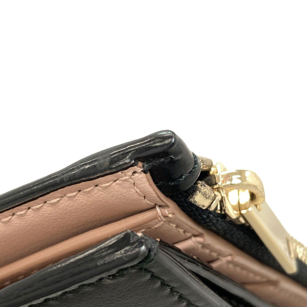 BALLY logo Bifold Wallet with Coin Pocket Leather Ladies [Used]