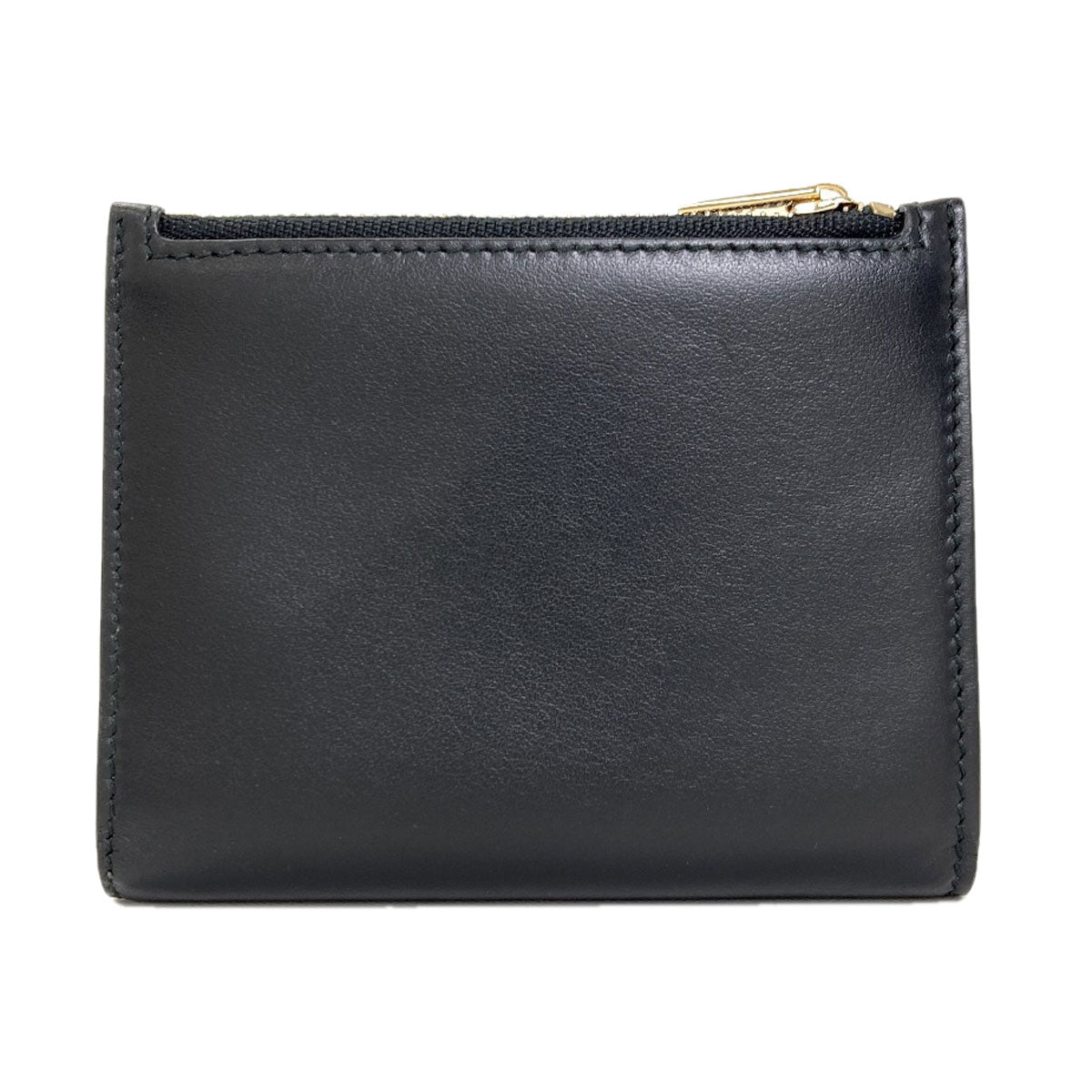 BALLY logo Bifold Wallet with Coin Pocket Leather Ladies [Used]