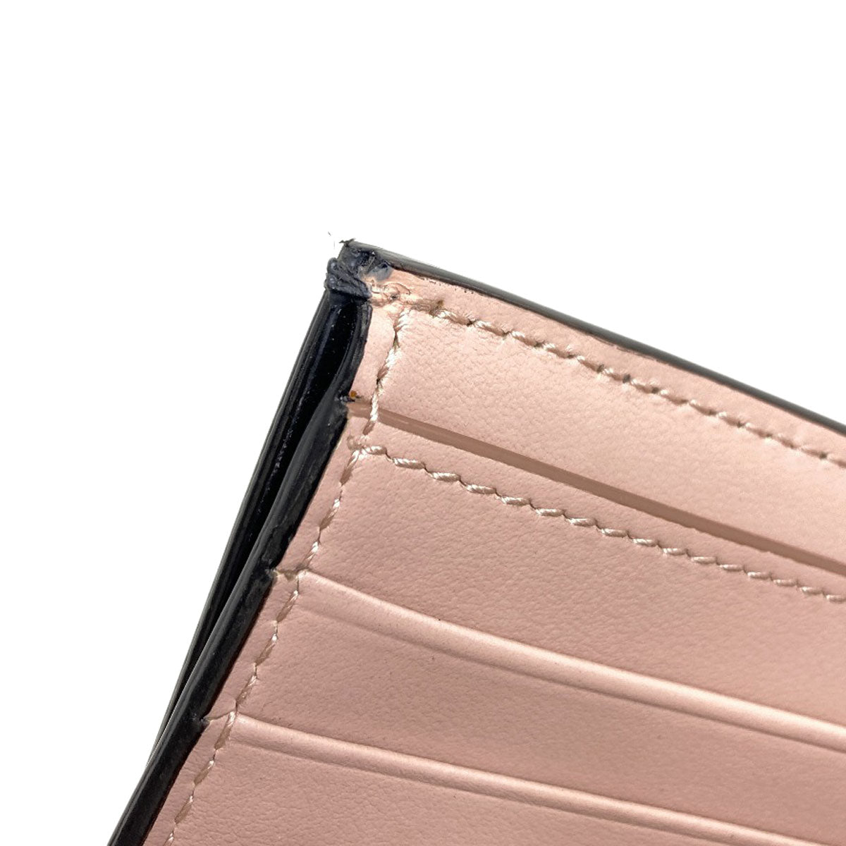 BALLY logo Bifold Wallet with Coin Pocket Leather Ladies [Used]
