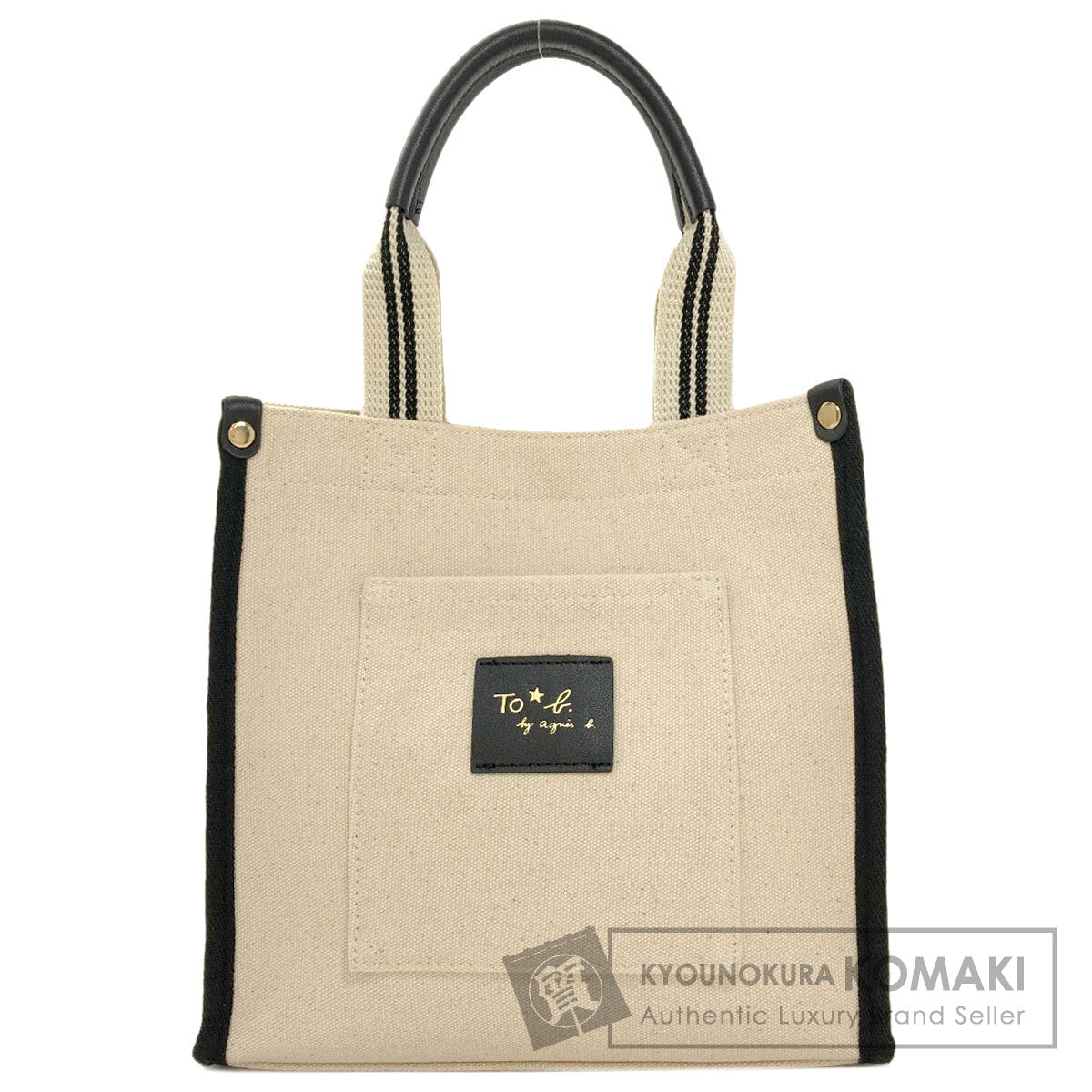 agnes b. Toby Bahianiers Be Handbag Canvas Ladies [Used]