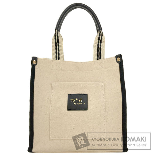 agnes b. Toby Bahianiers Be Handbag Canvas Ladies [Used]