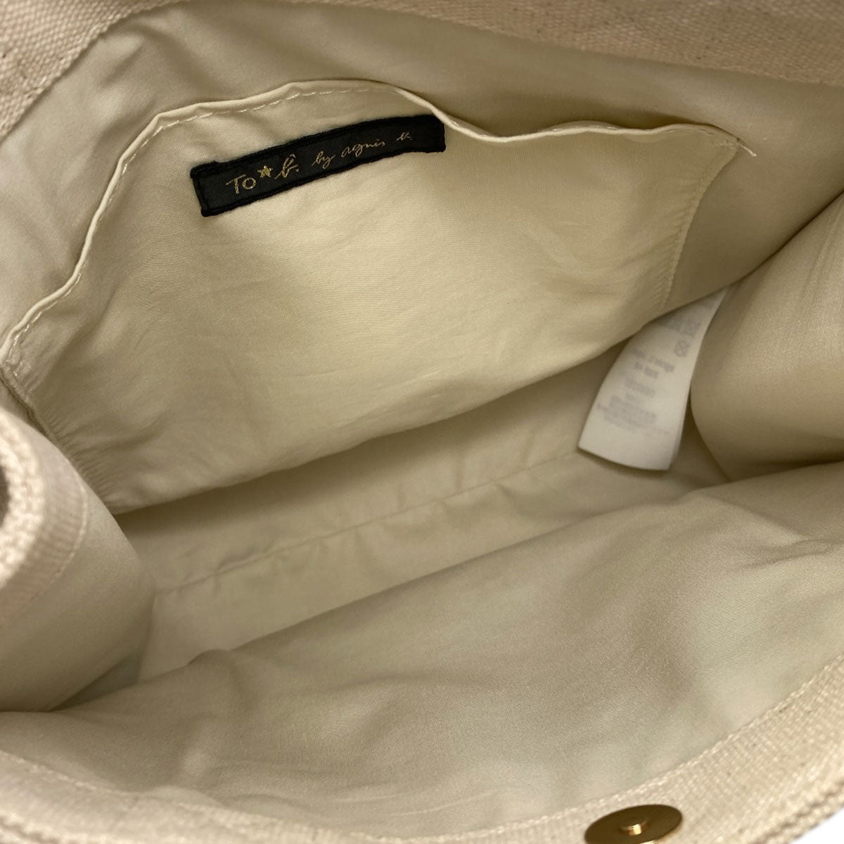 agnes b. Toby Bahianiers Be Handbag Canvas Ladies [Used]