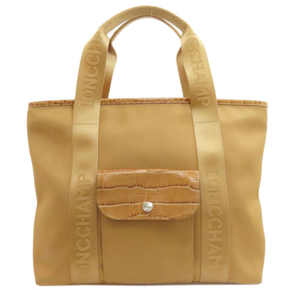 Longchamp Embossing Tote Bag Nylon Ladies [Used]