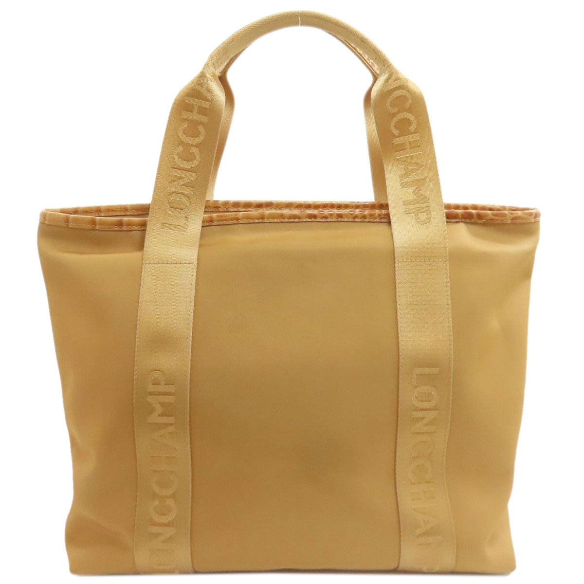 Longchamp Embossing Tote Bag Nylon Ladies [Used]