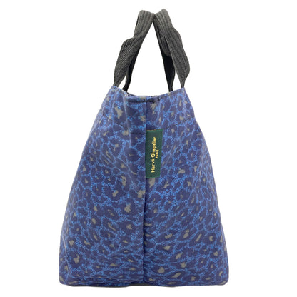 Herve Chapelier Leopard pattern Handbag Nylon Ladies [Used]