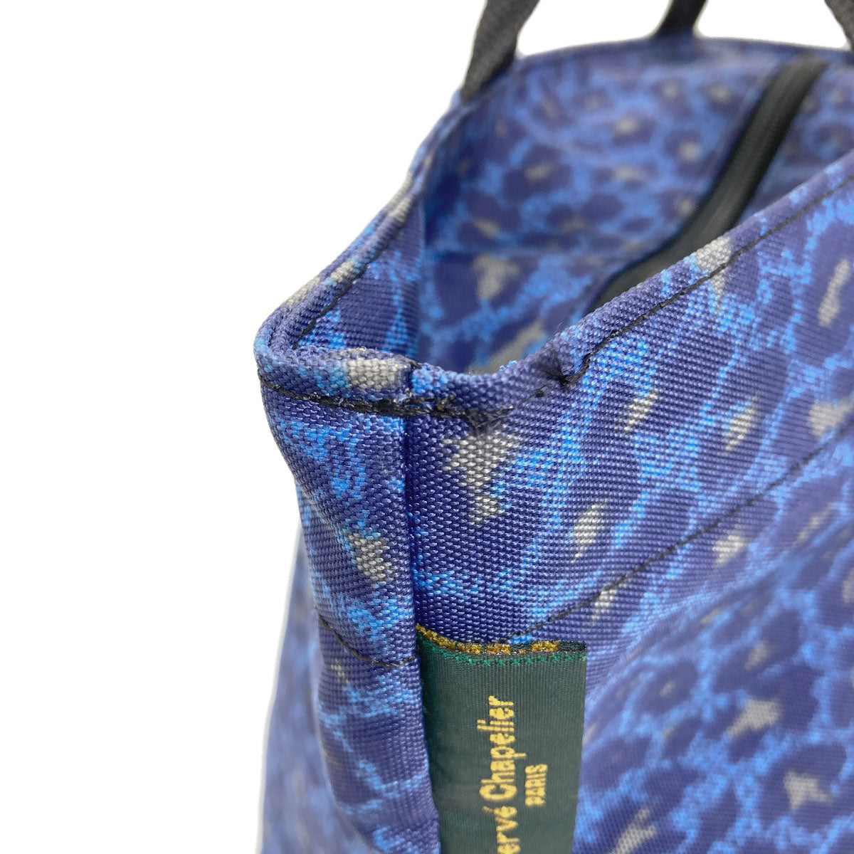 Herve Chapelier Leopard pattern Handbag Nylon Ladies [Used]