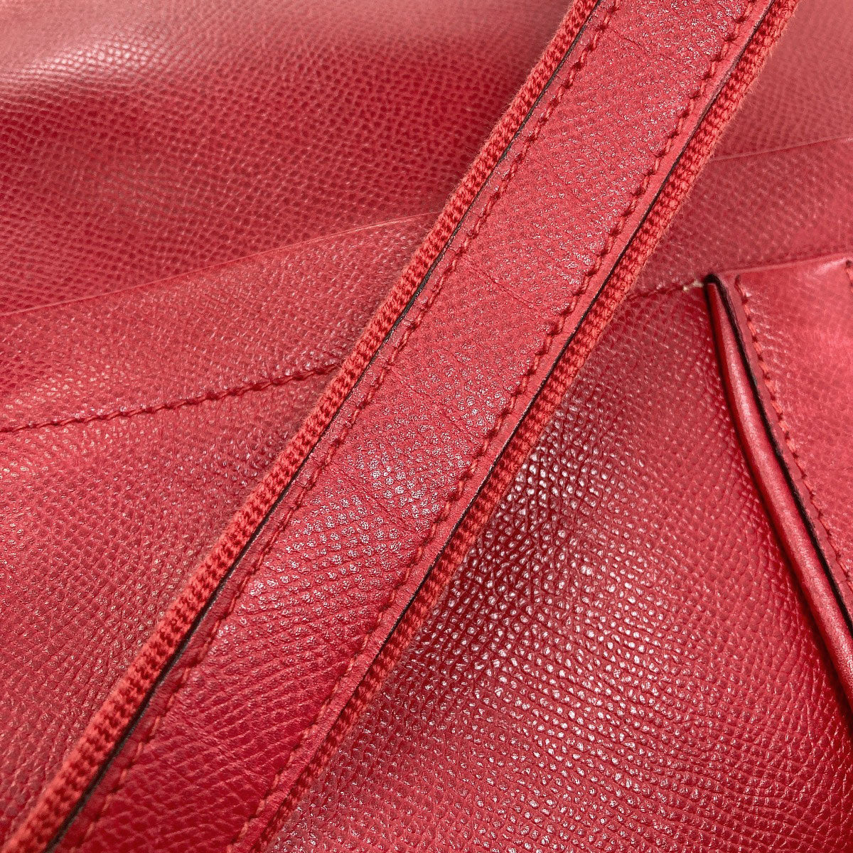 HERMES Noumea Gold Hardware Shoulder Bag Courchevel Ladies [Used]