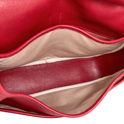 HERMES Noumea Gold Hardware Shoulder Bag Courchevel Ladies [Used]