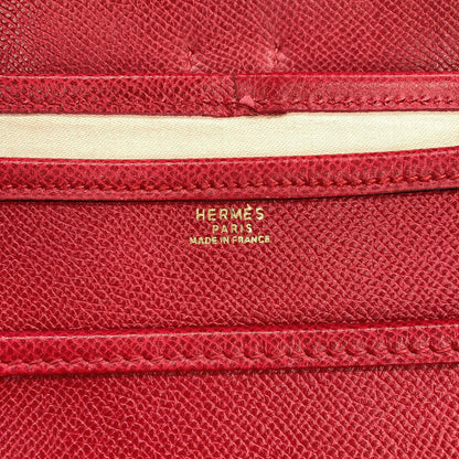 HERMES Noumea Gold Hardware Shoulder Bag Courchevel Ladies [Used]