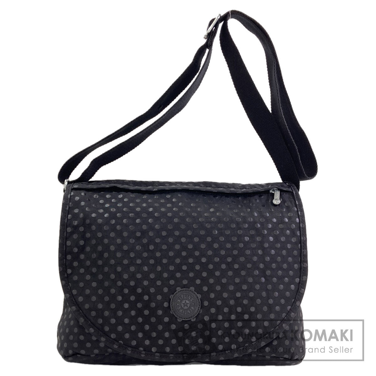 Kipling Dot pattern Shoulder Bag Nylon canvas Ladies [Used]
