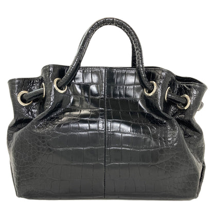 Furla Embossing Tote Bag Leather Ladies [Used]