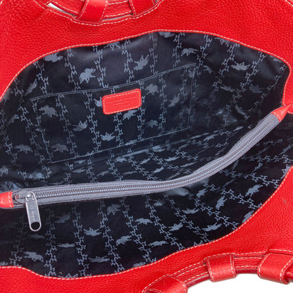 HUNTING WORLD logo Handbag Denim Ladies [Used]