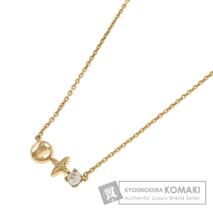 LOUIS VUITTON M00368 Petit Louis Necklace Metal Ladies [Used]