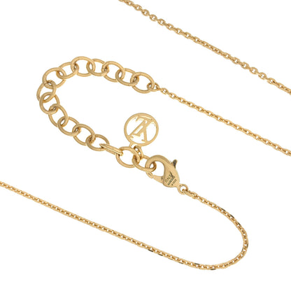 LOUIS VUITTON M00368 Petit Louis Necklace Metal Ladies [Used]