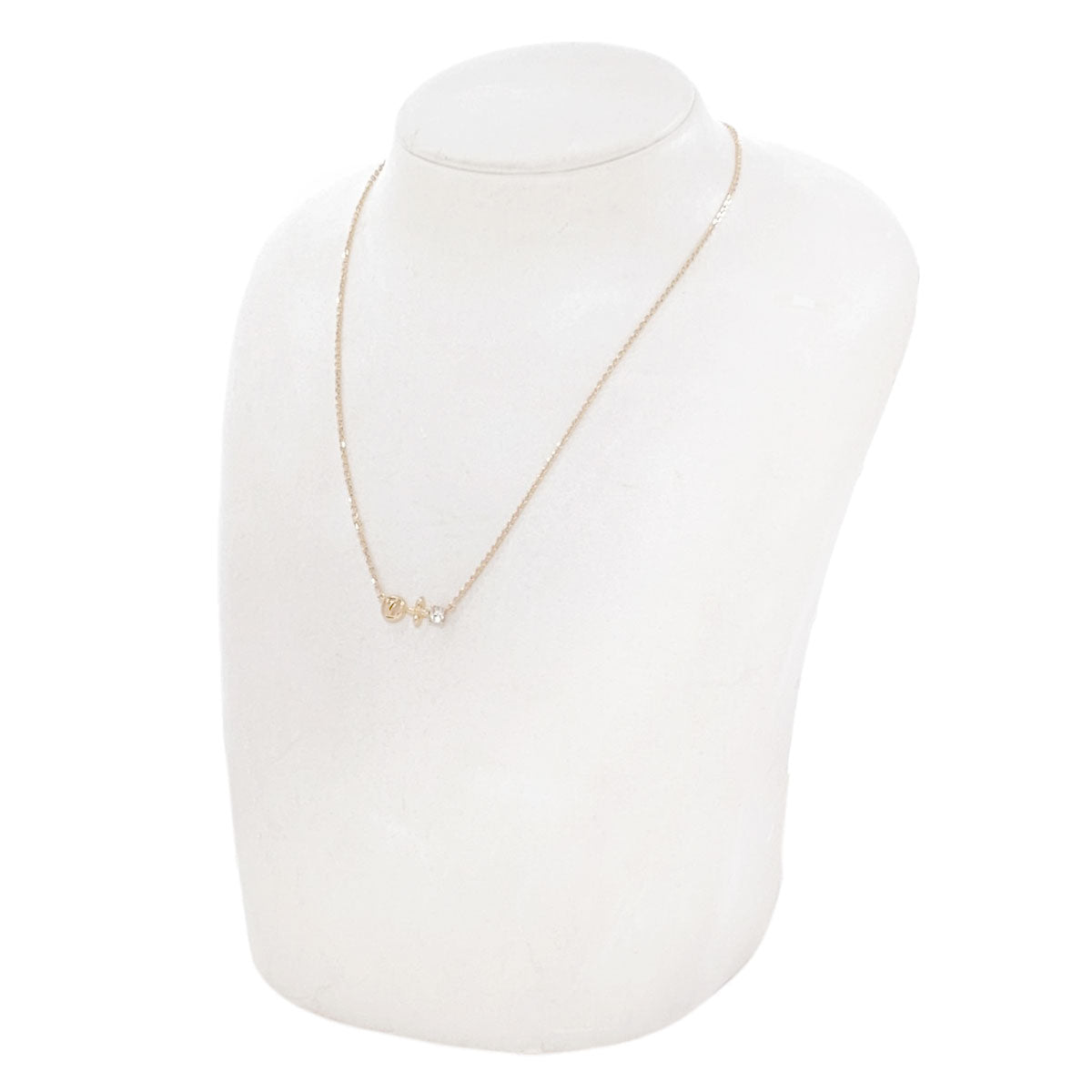 LOUIS VUITTON M00368 Petit Louis Necklace Metal Ladies [Used]