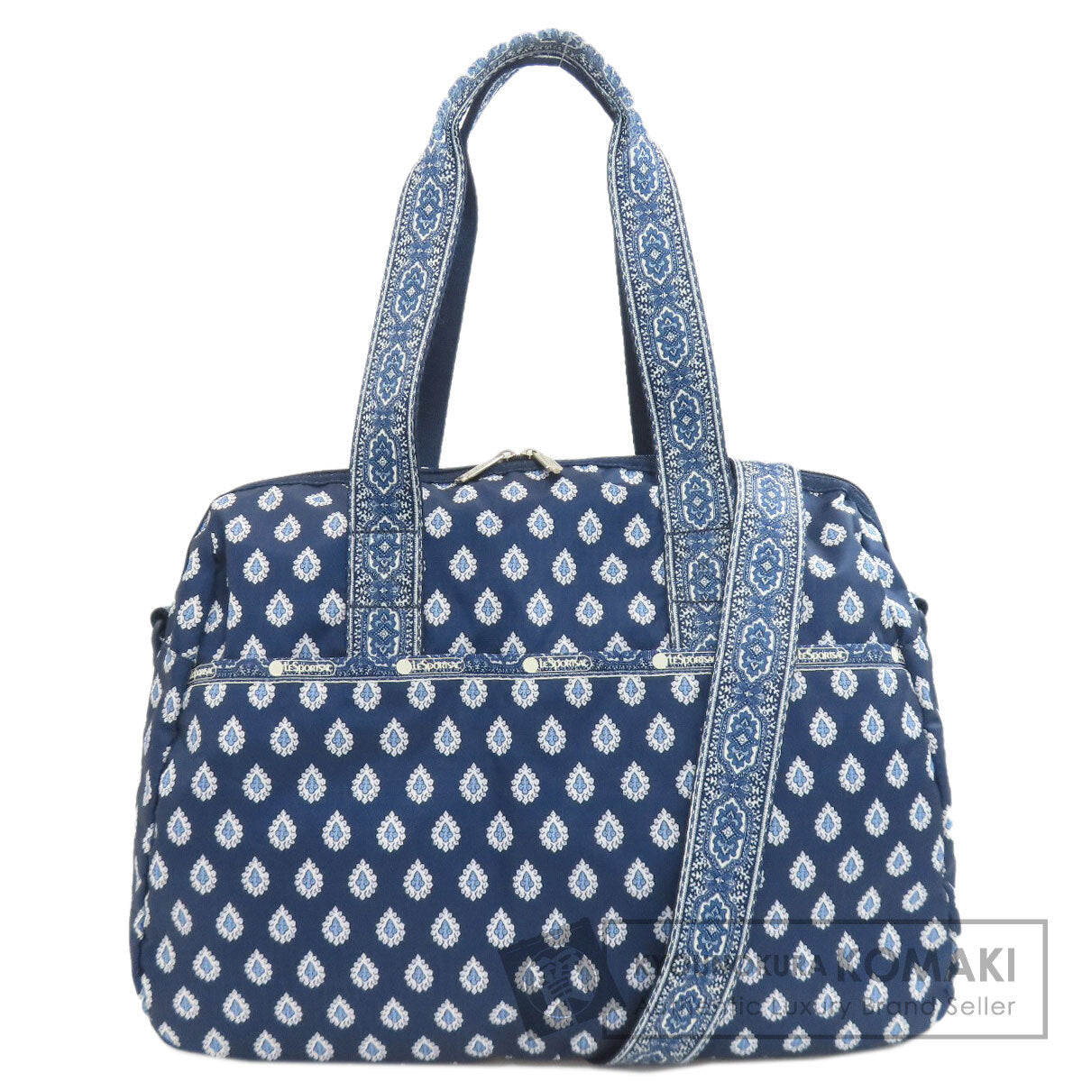 LeSportsac Les Olivades Collaboration Mazan Pattern 2WAY Tote Bag Nylon Ladies [Used]