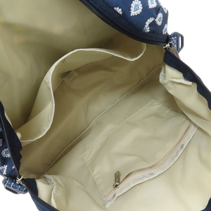 LeSportsac Les Olivades Collaboration Mazan Pattern 2WAY Tote Bag Nylon Ladies [Used]