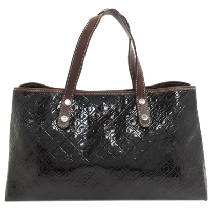 GHERARDINI Logo motif Tote Bag Enamel Ladies [Used]