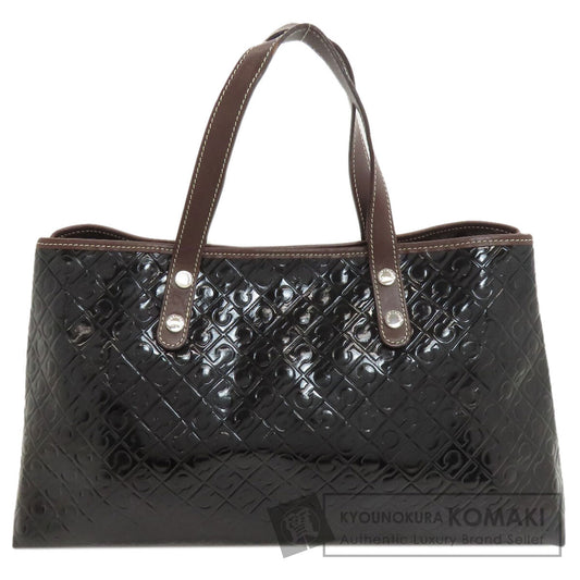 GHERARDINI Logo motif Tote Bag Enamel Ladies [Used]