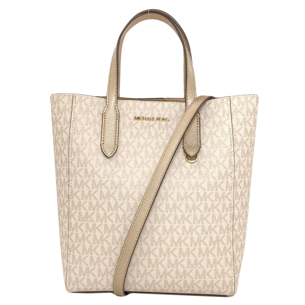Michael Kors MK Signature 2WAY Handbag PVC Ladies [Used]