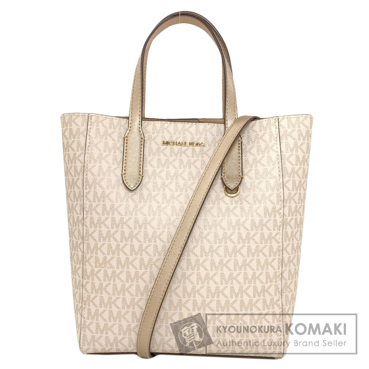 Michael Kors MK Signature 2WAY Handbag PVC Ladies [Used]