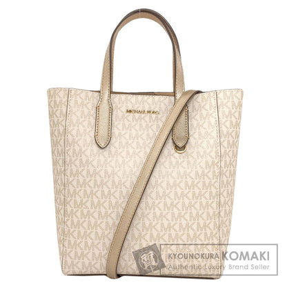 Michael Kors MK Signature 2WAY Handbag PVC Ladies [Used]
