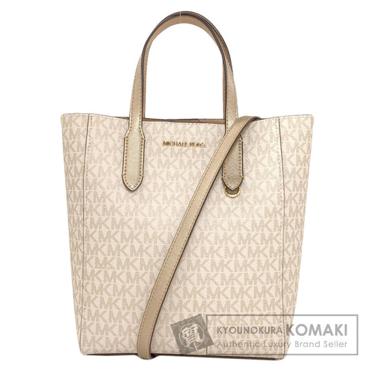 Michael Kors MK Signature 2WAY Handbag PVC Ladies [Used]