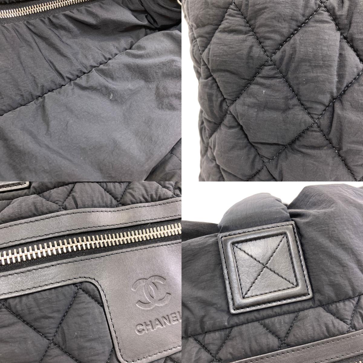 CHANEL Cocoko Koon SilverHardware Tote Bag Nylon Ladies [Used]