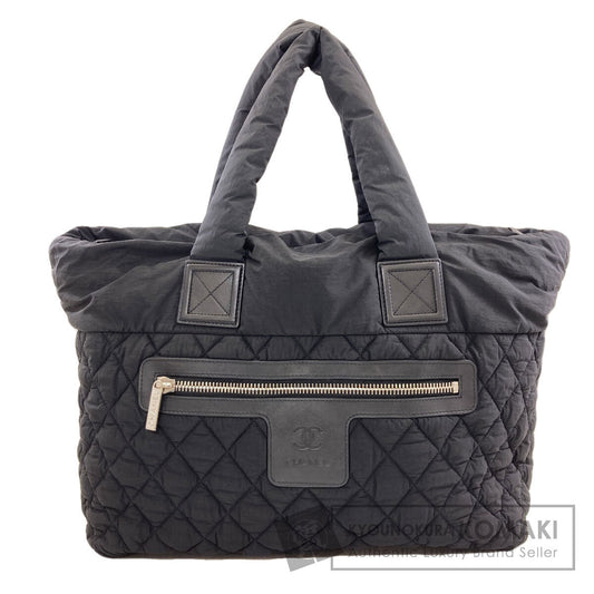 CHANEL Cocoko Koon SilverHardware Tote Bag Nylon Ladies [Used]