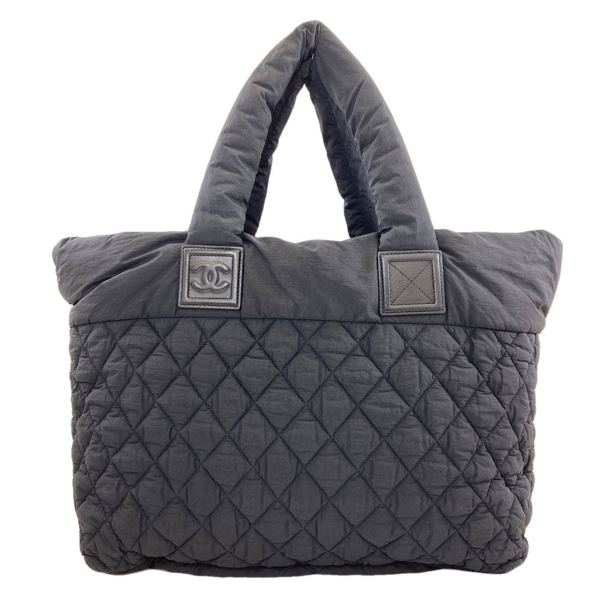 CHANEL Cocoko Koon SilverHardware Tote Bag Nylon Ladies [Used]