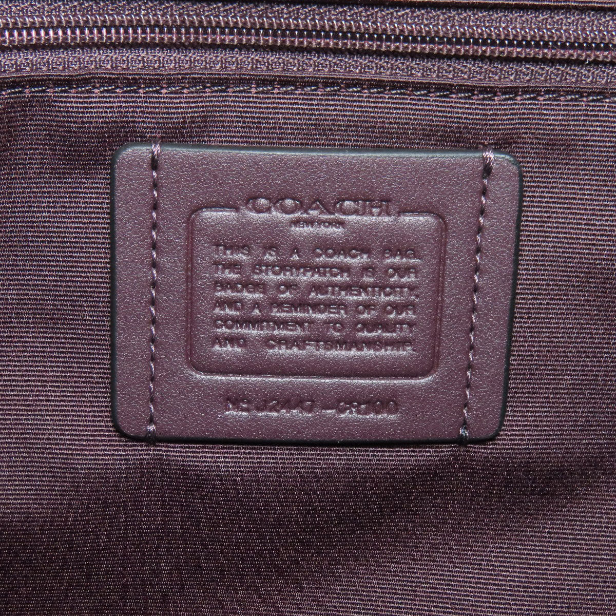 COACH CR100 pace Backpack Â· Daypack Leather Ladies [Used]