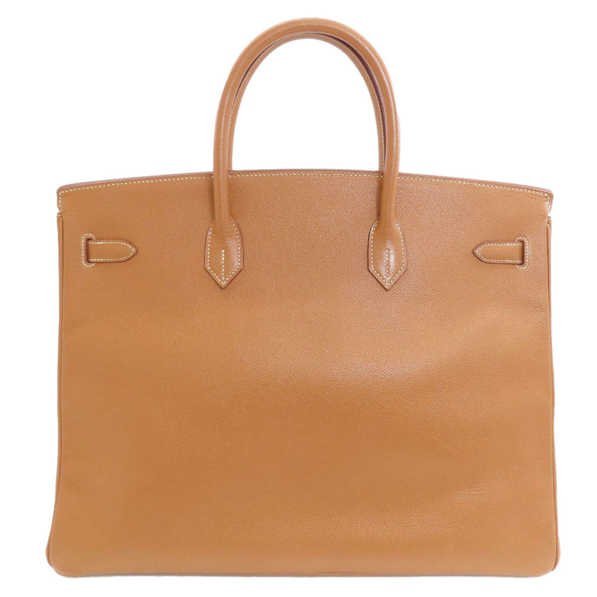 HERMES Birkin 40 Gold Gold Hardware Handbag Courchevel Ladies [Used]