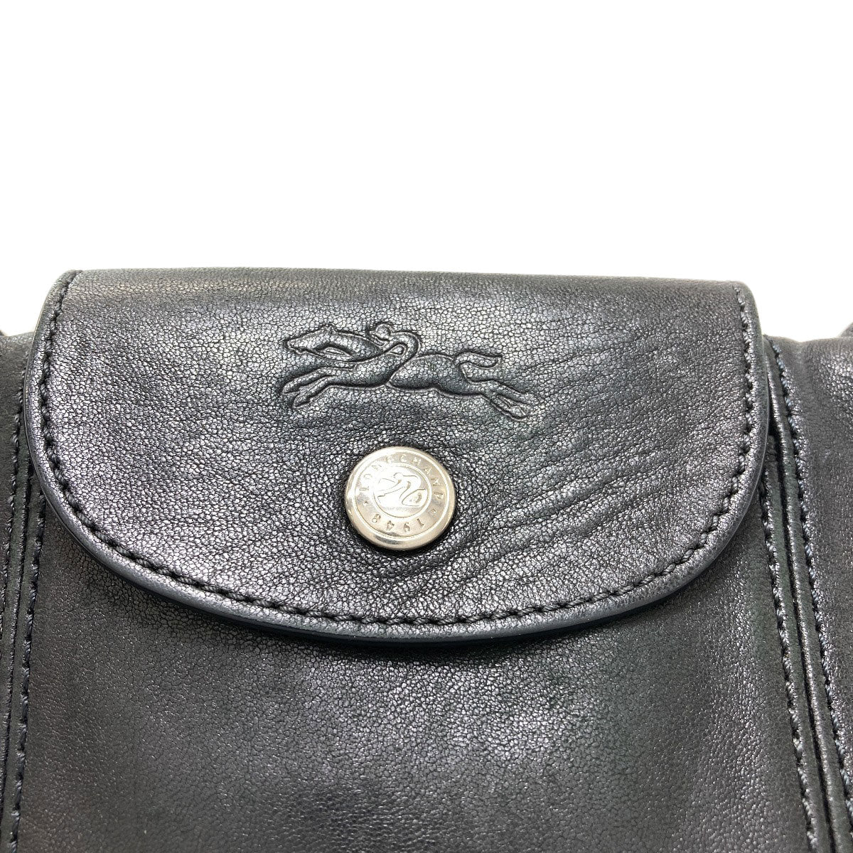 Longchamp Le Pliage Shoulder Bag Calf Ladies [Used]