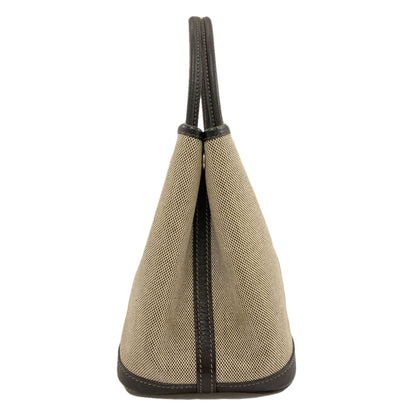 HERMES Garden Party TPM SilverHardware Handbag Tower ash Ladies [Used]