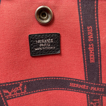 HERMES Garden Party TPM SilverHardware Handbag Tower ash Ladies [Used]