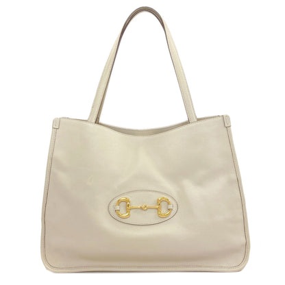 GUCCI 623694 Horsebit Tote Bag Leather Ladies [Used]