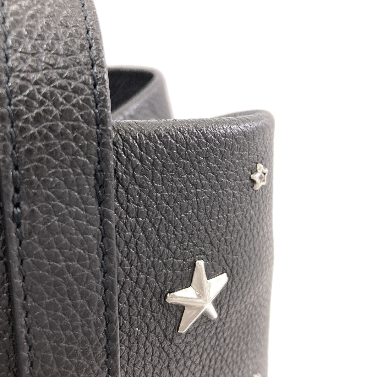 Jimmy Choo sophia star motif Tote Bag Leather Ladies [Used]