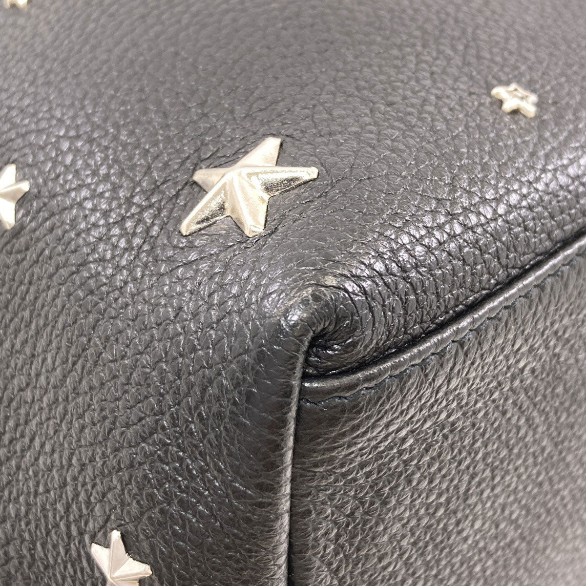 Jimmy Choo sophia star motif Tote Bag Leather Ladies [Used]