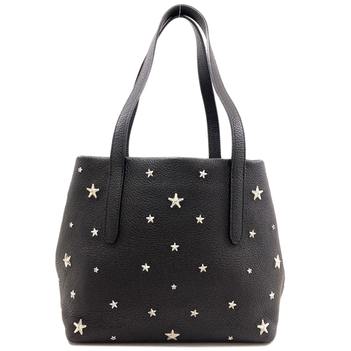 Jimmy Choo sophia star motif Tote Bag Leather Ladies [Used]