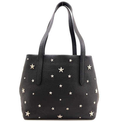 Jimmy Choo sophia star motif Tote Bag Leather Ladies [Used]