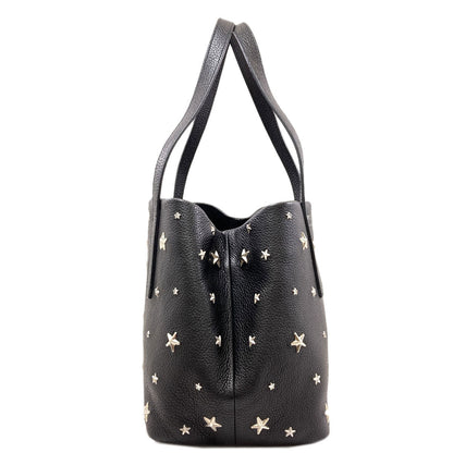 Jimmy Choo sophia star motif Tote Bag Leather Ladies [Used]