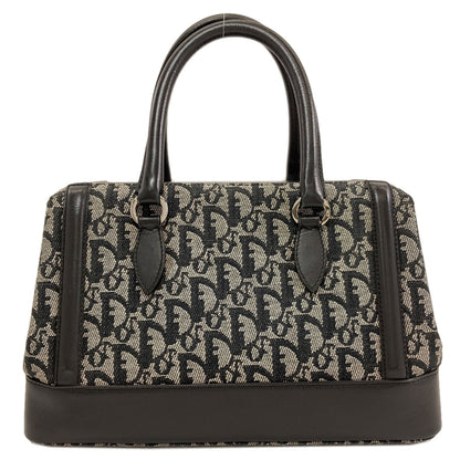 CHRISTIAN DIOR Trotter pattern Handbag Canvas Ladies [Used]