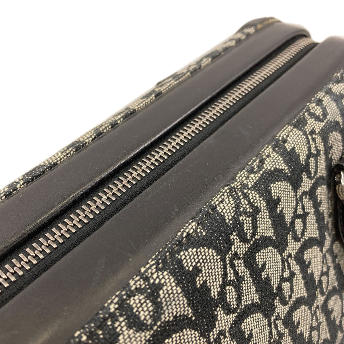 CHRISTIAN DIOR Trotter pattern Handbag Canvas Ladies [Used]
