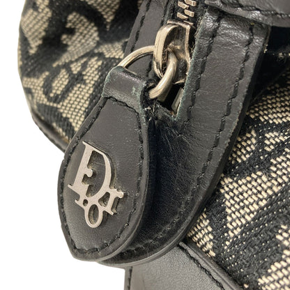 CHRISTIAN DIOR Trotter pattern Handbag Canvas Ladies [Used]